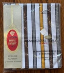 Vintage Nos Cannon Royal Family Striped Standard Pillowcases For 20 X 26 Pillows. Fixed Price $24.99.
