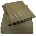 1500 Supreme Collection Full Sets Olive Green - Luxury Hotel Bed Sheets.... Fixed Price $34.03.