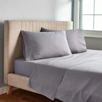 Lacoste 4-PIECE Cotton Blend Queen Bed Sheet Set In Chambray Blue. Fixed Price $60.25.