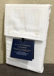 Ralph Lauren Lovan Jacquard Organic Cotton 2PC King Pillowcases Studio White. Fixed Price $34.99.