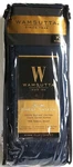 Wamsutta 725 Thread Supima Cotton Navy Sateen King Flat Sheet, New. Fixed Price $124.99.