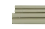 Baltic Linen 400-THREAD-COUNT Cotton Rich Sateen Bedding Sheet Set, Sage King. Fixed Price $37.88.