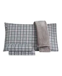 Sanders Holiday Microfiber 5 Pc Queen Sheet Set With Throw Bedding. Fixed Price $30.00.