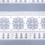 Nate & Twin Sheet Set Blue White 100% Cotton Flannel Nordic Snow Flake New. Fixed Price $48.00.