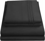 King Size Sheets - Breathable Luxury Bed With Full Elastic & Secure Corne. Fixed Price $51.99.