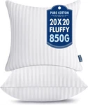 20X20 Inserts, Firm And Fluffy Decorative Square Throw Pillows For Couch. Fixed Price $37.40.