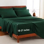 Cozylux Extra Deep Pocket King Size Sheets Set 6 Piece Luxury S.... Fixed Price $56.76.