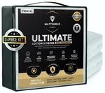 Mattshield Ultimate 3-PIECE Kit Bed Bug-proof Mattress Cover Twin Xl 100%.... Fixed Price $54.48.