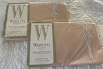 Vintage Nos Wamsutta Peach Twin X-long Fitted Sheets 200 Thread Count Set Of. Fixed Price $30.00.