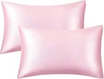 2 Pack Zippered Satin Pillowcaes Luxury And Silky Soft Travel Case.... Fixed Price $11.78.