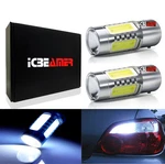 Cob Led 1156 Plasma 50 Ohm Resistor White Front Turn Signal Light Bulb G175. Fixed Price $9.99.