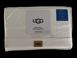 New Ugg Iona Queen Sheet Set 4 Pcs 100% Cotton 300 Threads Bright White Solid. Fixed Price $58.89.