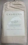 Casaluna Full Linen Blend Flat Sheet, New. Fixed Price $34.99.