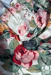 Vtg Ralph Lauren Twin Sheet Allison Floral Fitted Cabbage Roses Cottage 90S. Fixed Price $19.90.