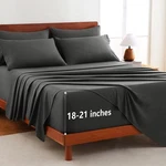 Cozylux Extra Deep Pocket Queen Set - 6 Piece Size Bed. Fixed Price $50.73.