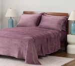 Berkshire Velvetsoft Sheet Set With Extra Pillowcases King Purple Color. Fixed Price $61.19.
