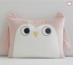 Pottery Barn Kids Woodlands Owl Cuddle Pillow Case Pink Standard Sham Nip. Fixed Price $29.97.