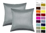 Aiking Home Solid Faux Silk Decorative Pillow Cover (set Of 2), Multi-size/color. Fixed Price $10.99.