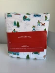 Wondershop Twin 100% Cotton Flannel Sheet Set, Fits Up 14", Snowy Christmas. Fixed Price $21.24.