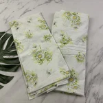 Springmaid Vintage 70S Flat Bed Sheet Set Of 2 White Daisy Floral Double Size. Fixed Price $25.59.