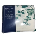 Vtg Springmaid 180 Percale Twin Sheet Set Ivy Arbor Cotton/polyester Sealed. Fixed Price $39.99.