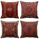 Throw Pillow Covers Geometric Kilim Moroccan Home Decor Set Of 4 Oriental Ika.... Fixed Price $19.19.