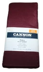 Cannon Full Flat Sheet Solid Fig/maroon/brown 200 Thread Count. Fixed Price $11.23.