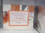 Bollft Collection King 8PC Cotton Floral Sheet Set Deep Pocket Wrinkle Free. Fixed Price $60.00.