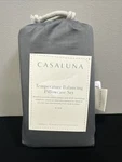 Casaluna King 300 Tc Temp Regulating Pillowcase Set Metal Gray. Fixed Price $17.97.