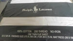Ralph Lauren Bromley Patience White Twin Flat Sheet Eyelet Ruffle 100% Cotton. Fixed Price $149.99.