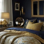 Heavy Cotton Flannel Sheet Set Deep Pockets Breathable Warm King Navy Blue 7 Lbs. Fixed Price $89.94.