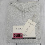 Laura Ashley Sheet Set Queen Chelsie Vine Gray White Petite Floral Farmhouse. Fixed Price $69.99.