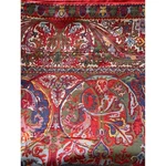 Ralph Lauren Home King Flat Sheet Red Paisley Cotton Persian Floral Galahad. Fixed Price $199.00.