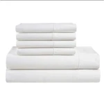 Hotel Signature 800 Thread Count Cotton 6-PIECE Sheet Set Full White New Sealed. Fixed Price $59.99.