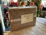 Nwt Frette 4 Pc Medallion Lace Sheet Set Taufe Cal King 100% Cotton Sateen. Fixed Price $299.95.