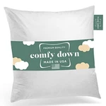 Comfydown - Euro Square Pillow Insert Feather / Sham Stuffer All Sizes!!. Fixed Price $51.99.