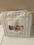 Lucky Brand Beige Ivory Striped Leila Paisley Twin Sheet Set Cotton Sateen 230TC. Fixed Price $49.99.