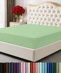 Utopia Bedding King Fitted Sheet Bottom Deep Pocket Soft Microfiber .... Fixed Price $25.69.