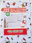 Hello Santa Kitty Christmas Giftpresentmistletoe - Full Size Sheet Set New. Fixed Price $33.99.