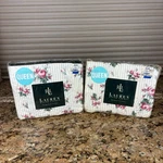 Vtg Ralph Lauren New Marseilles Queen Flat & Fitted Sheet Set Floral Stripe Read. Fixed Price $199.99.