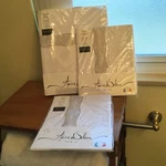 3 Piece Set Anne De Solene King Flat Sheet & Shams,magnolia,new. Fixed Price $170.00.