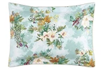 Nwt Yves Delorme Panorama 2 Standard Shams Botanical Lily Flower Green France. Fixed Price $119.00.