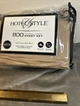 Hotel Style 1100 Thread Luxury Flat Sheet Only King Limited Khaki Color. Fixed Price $55.95.
