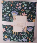 Pottery Barn Pb Teen Rifle Paper Co. Bramble Fields Evergreen Sheet Set, Queen. Fixed Price $139.95.