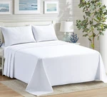Hotel Luxury Flat Only Soft Top Bed Sheets Usa Size Queen White. Fixed Price $14.99.