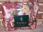 Ralph Lauren Twin Marseilles Ruffle Flat Sheet Floral Cotton Red New Read. Fixed Price $34.99.