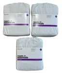 Room Essentials Twin/twin Xl Microfiber Sheet Set White Gray Stripes Lot 3. Fixed Price $32.98.