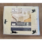 New Ruvanti By Zainitex 4PC Full Size Black Dog 100 % Cotton Flannel Sheet Set. Fixed Price $42.26.