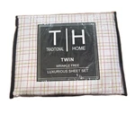 Traditional Home Twin Sheet Set 3 Pc Wrinkle Free 100% Microfiber Deep Pocket. Fixed Price $15.99.