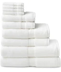 Cozy Earth Luxe Bath 10 Pcs - White Set 4 Washcloths, Hand Towels, Sheets. Fixed Price $199.99.